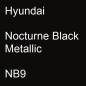 Preview: Hyundai, Nocturne Black Metallic, NB9.